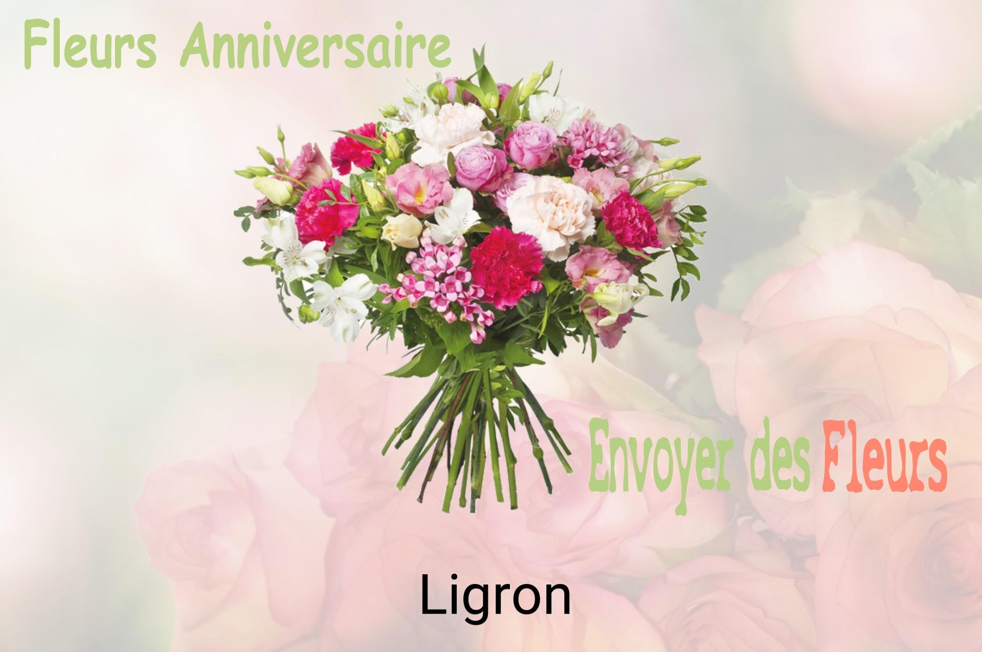 Bouquet de fleurs d’anniversaire livré à Ligron